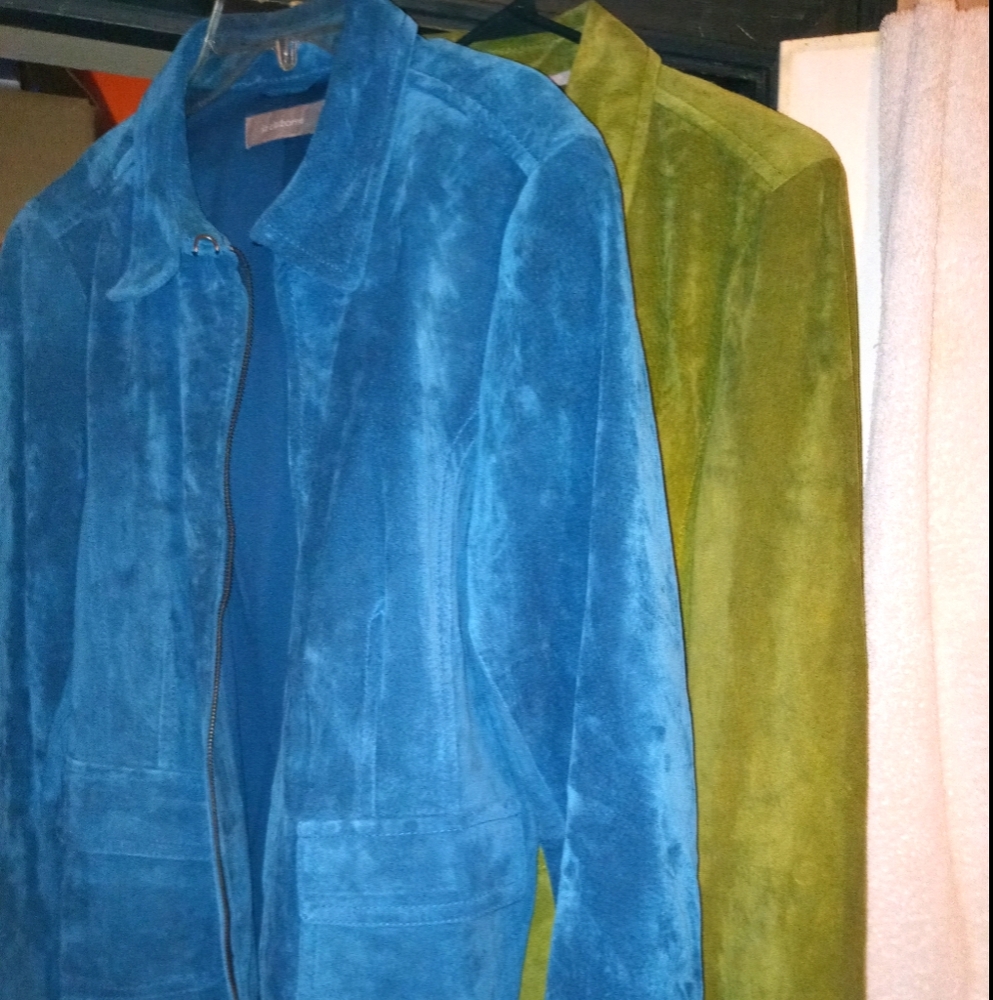 Pair of Liz Claiborne Casual dress coats